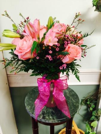 Pink Rose Arrangement