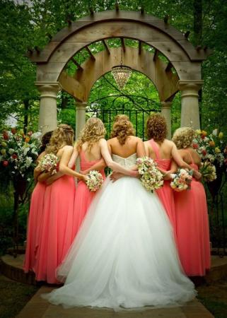 Bride with Her Girls