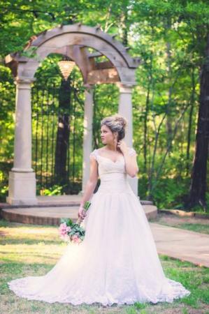 Bride at Ceremony Site