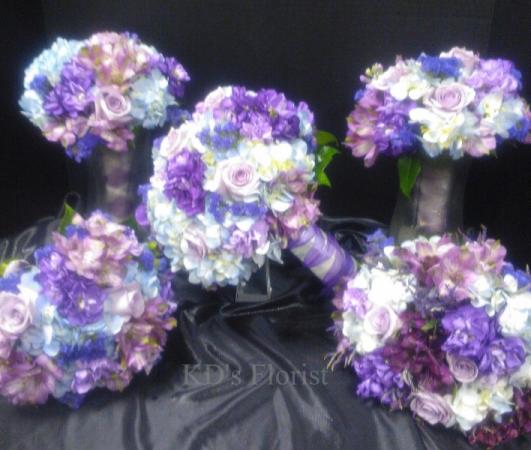 Purple Wedding Bouquets