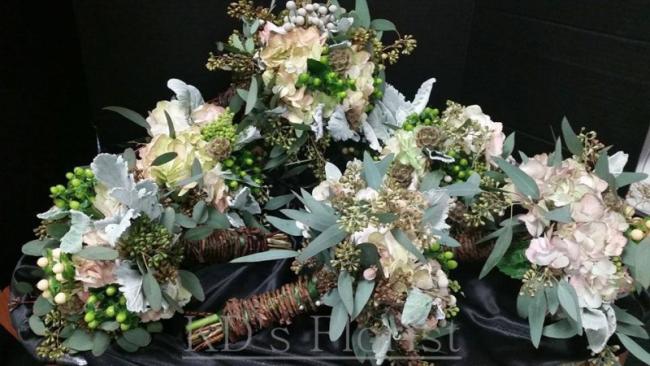 Beautiful Bouquets for the Bridesmaids