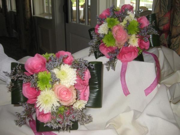 Pink Bridesmaid Bouquets
