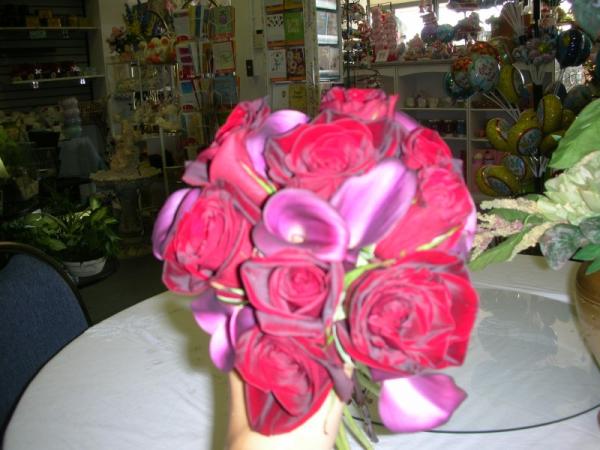 Rose & Calla Lily Wedding Bouquet
