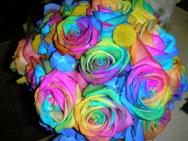 Rainbow Wedding Bouquet