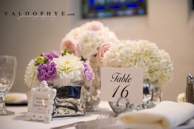 Hydrangea Table Decorations