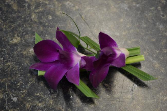 Purple Flowers For Prom