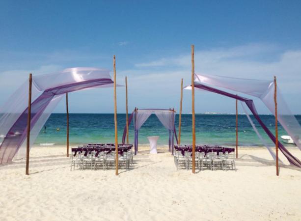 Lovely Lavender Wedding Ceremony