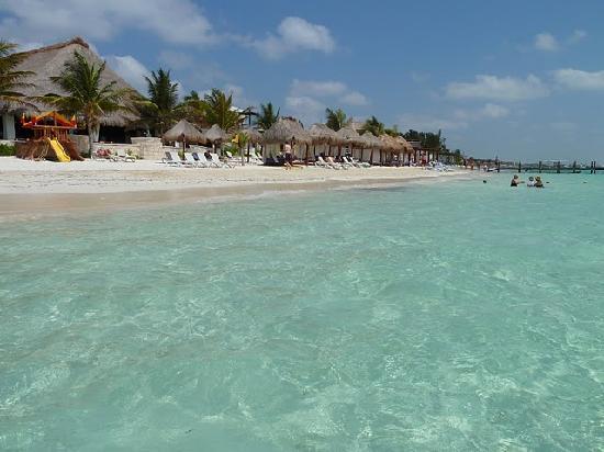 Let the beach wash your worries away and enjoy your honeymoon at the Azul Beach Hotel in Riviera Maya, Mexico