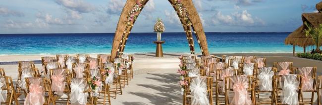 A destination wedding grants the convenience of knowing the details are taken care of for you (Dreams in Riviera Maya, Mexico)