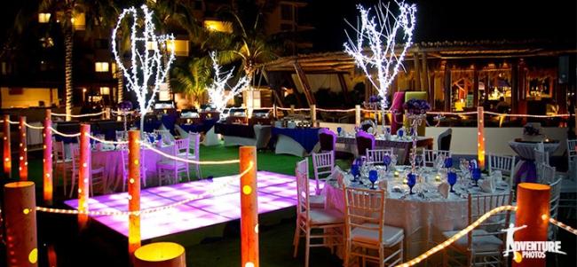 A very colorful reception offered by Dreams in Riviera Maya, Mexico
