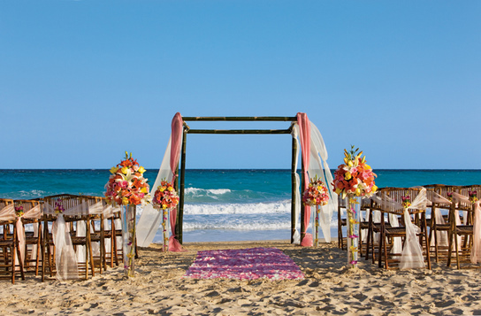 Fanciful Beach Wedding