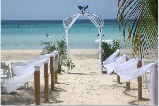 Breezy Beach Wedding Set Up