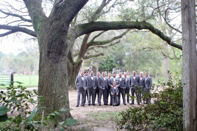 Groomsmen Outdoors