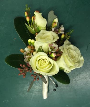 Green Style Boutonniere