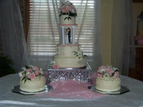 Beautiful Tiered Cake Display
