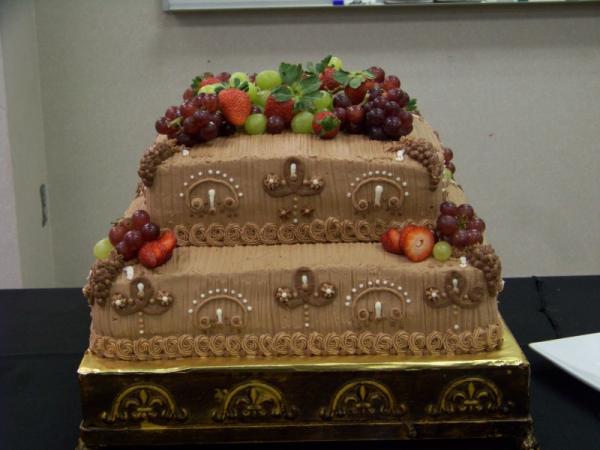 Cake Decorated with Fruit