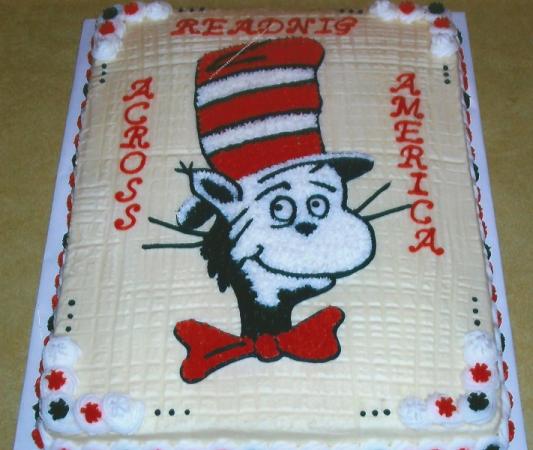 Cat in the Hat Party Cake