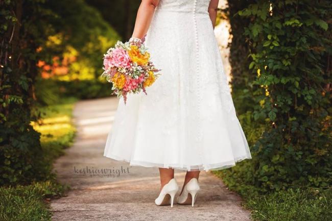 Bride at her Wedding Ceremony