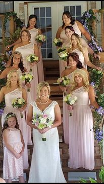 Pink Bridesmaids dresses