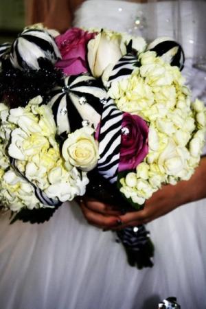Black, White, and Yellow Bouquet