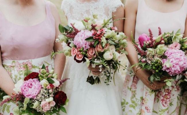 Bridesmaids Rustic Wedding Bouquets