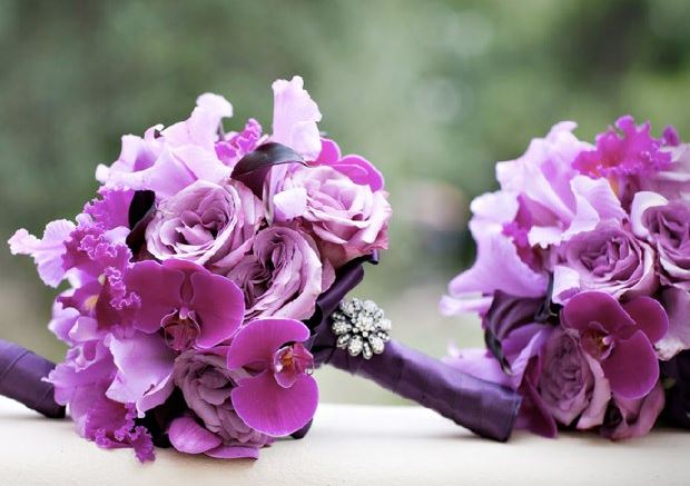 Purple Orchid Bouquets