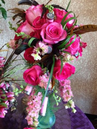 Bridal Bouquet with Feathers 