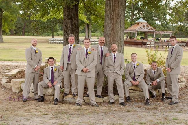 Handsome Groomsmen Posing