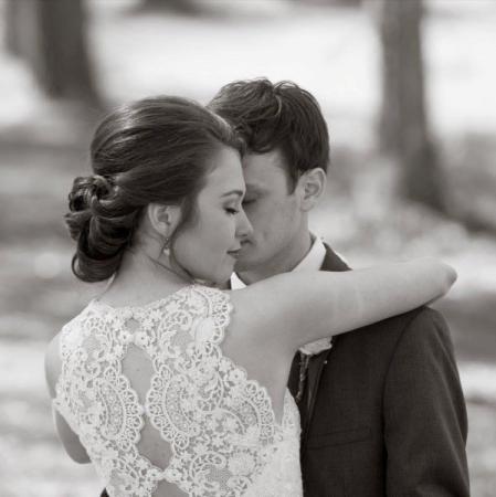 Wedding Dress With Lace Detail Back