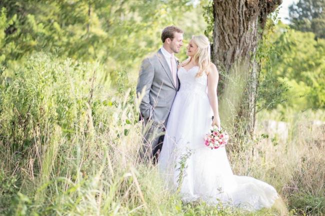 White Bridal Gown Sweetheart Neckline