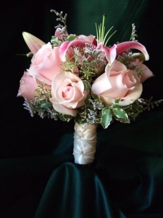 Pretty In Pink Bridal Bouquet personal