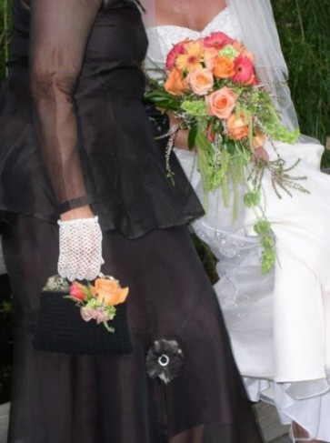 Bridal Bouquet & Purse Corsage For Mom