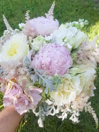 Garden Rose and Peony Bridal Bouquet