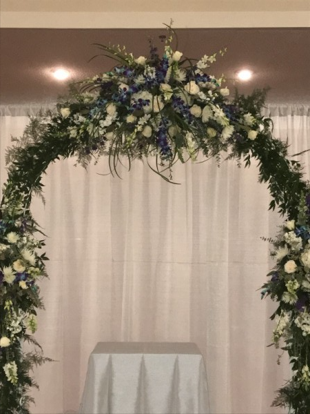 Wedding Ceremony Arch Decorated