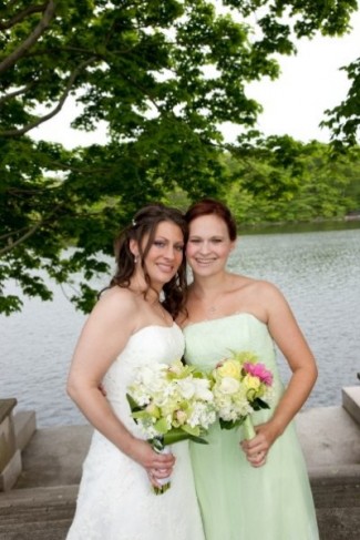 Beautiful Bride and Maid of Honor personal
