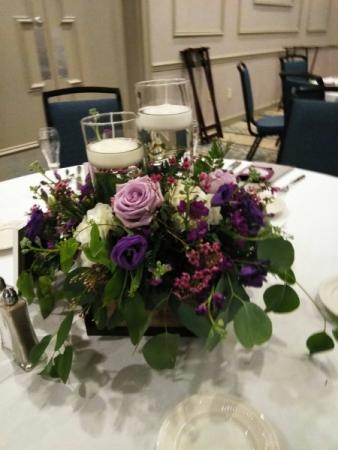 Candle centerpieces 
