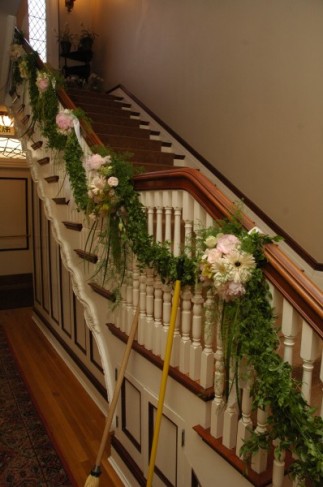 Floral Staircase Garlands