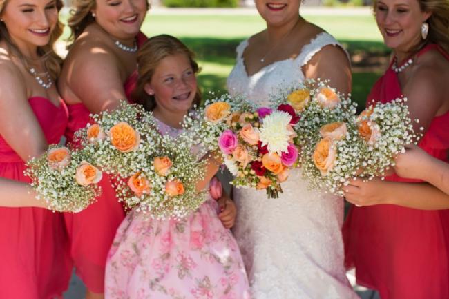 Bridesmaids bouquets