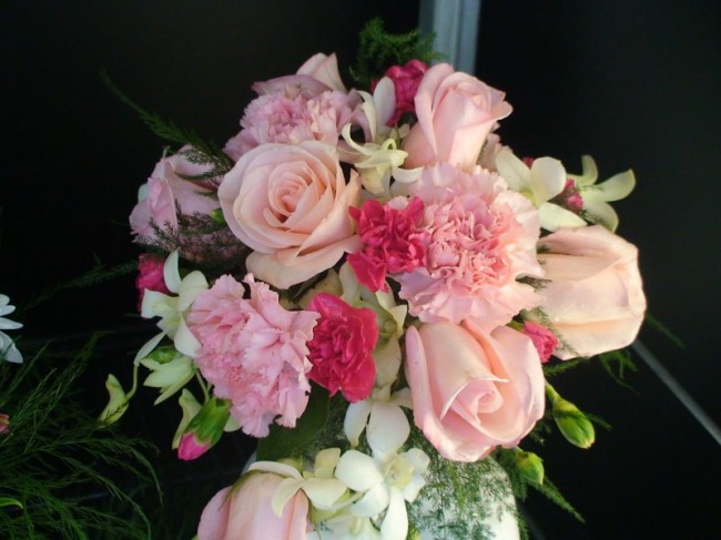 Roses & Carnations - Pink Bridal Bouquet