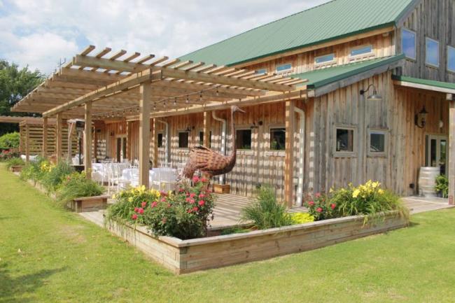 Event Barn outside seating available