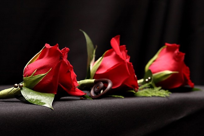 Red Rose Boutonnieres