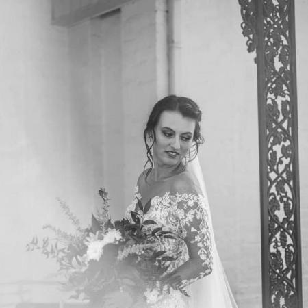Taylor Wedding - portrait at Bridal Suite