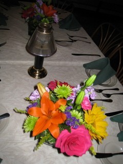 Colorful Table Centerpiece