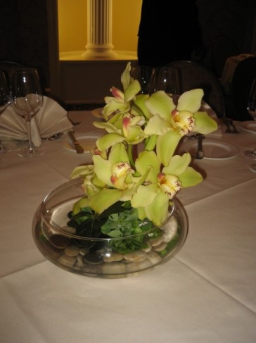 Photo of Cymbidium Orchid Flower Centerpiece