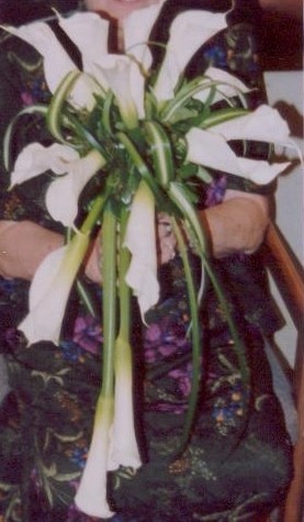 Beautiful Calla Lily Wedding Bouquet
