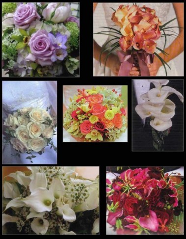Collage Of Wedding Flowers
