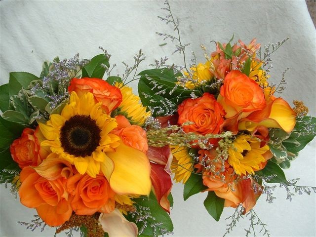 Harvest Country Bridesmaid Bouquets