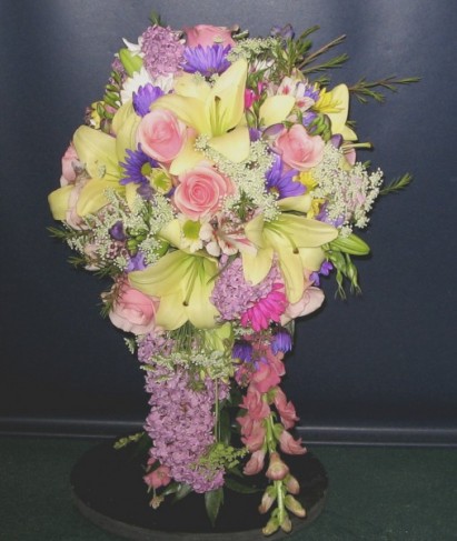 Cascading Wedding Bouquet