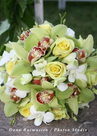 Tropical and Classic Bridal Bouquet