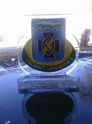 US Army Logo Ice Sculpture